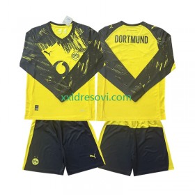 Borussia Dortmund Domaći Dječji Nogometni Dres 2025-2026 Dugim Rukavima